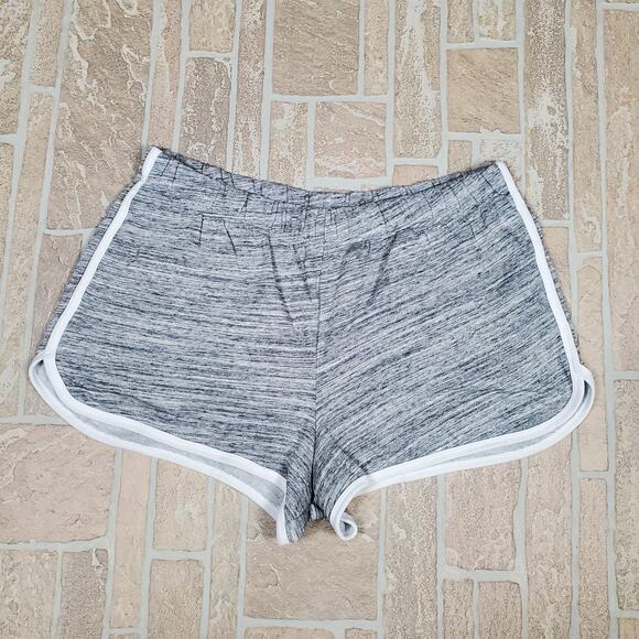 NEW Victoria's Secret Pink Lounge Shorts XXL Gray White Letters - Picture 2 of 5